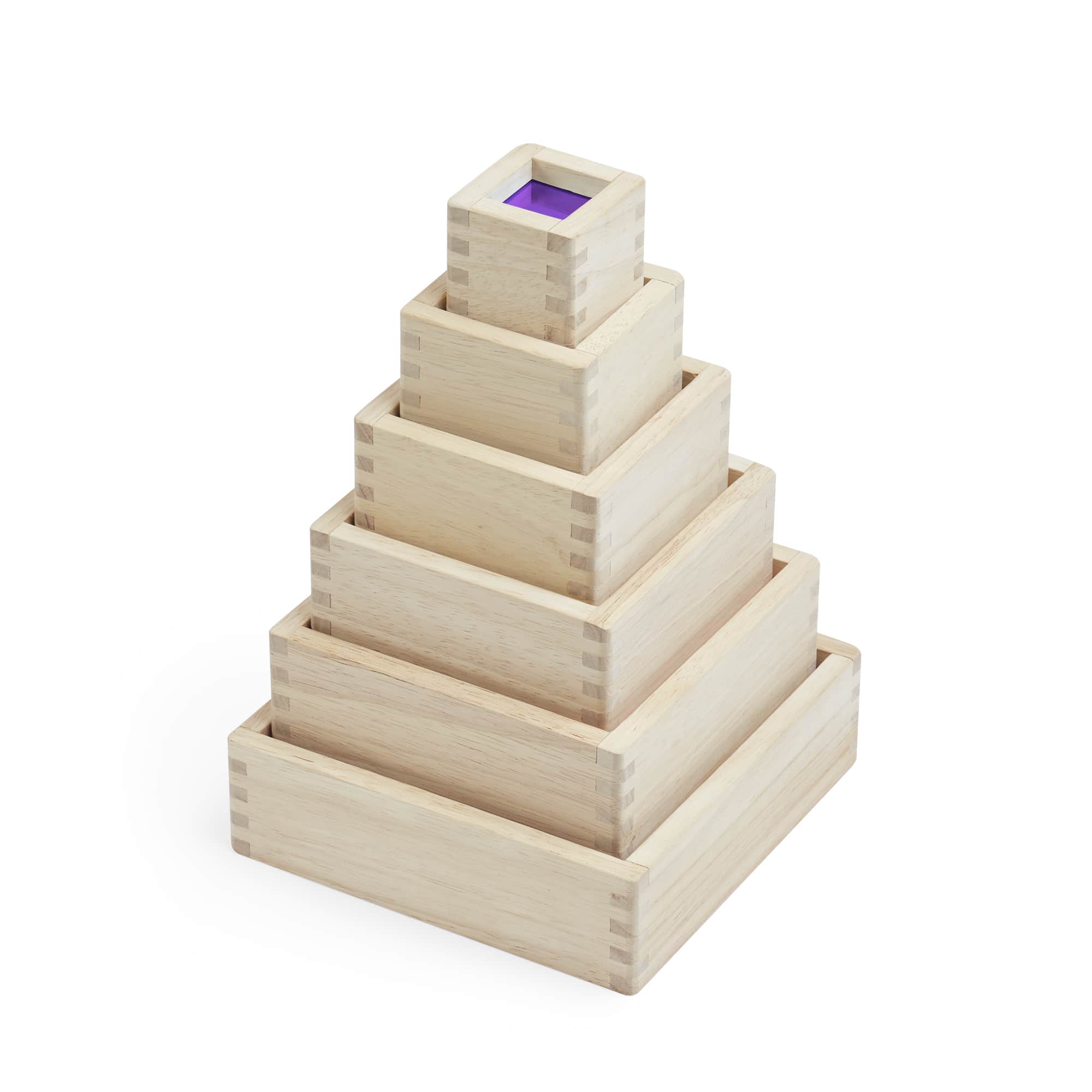 Nesting Pyramid Mirror Set