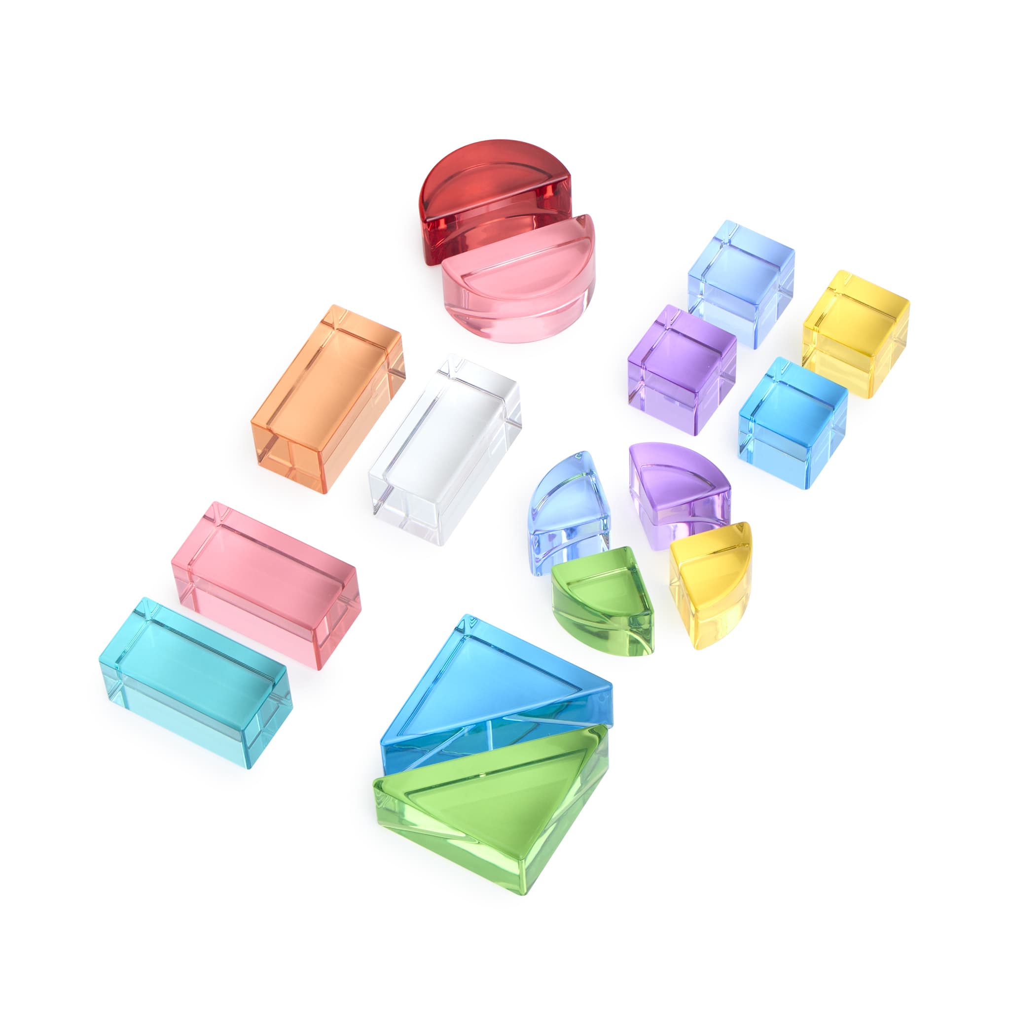 Acrylic Rainbow Unit Blocks - Foundation Set