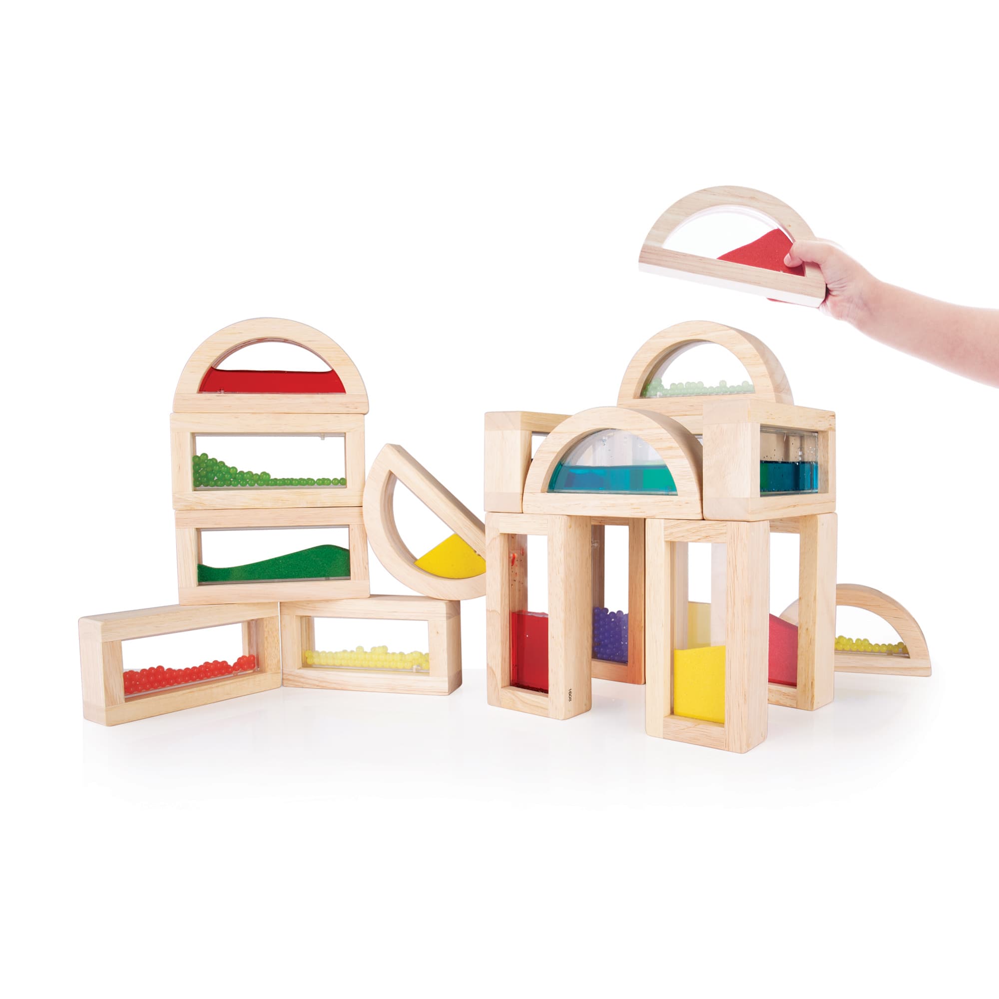 Sensory Rainbow Blocks - 18 pc. Set