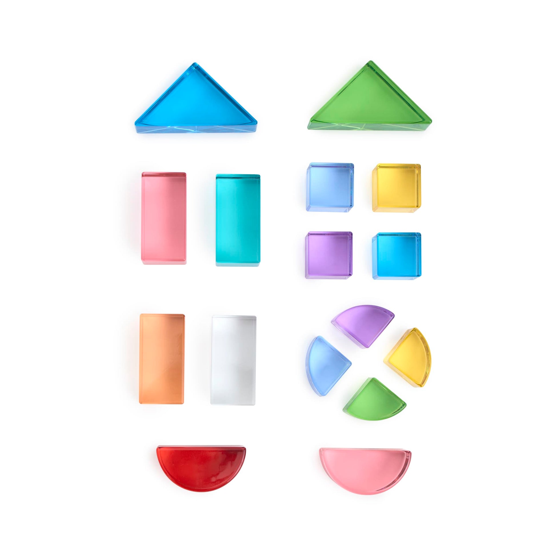 Acrylic Rainbow Unit Blocks - Foundation Set
