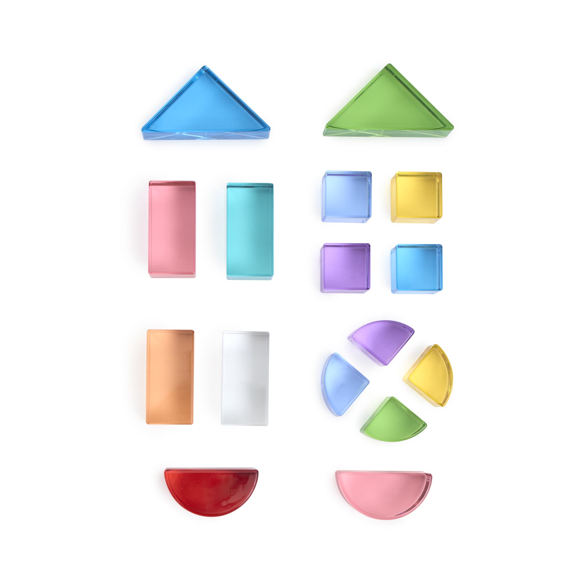 Acrylic Rainbow Unit Blocks - Foundation Set