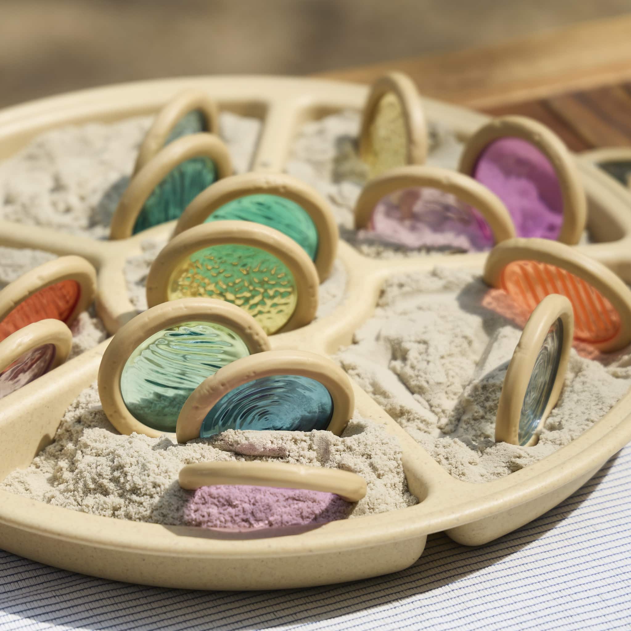 Light and Color Textured Discs